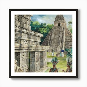 Mayan Ruins Poster