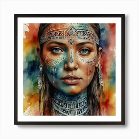 Indian Woman 1 Art Print