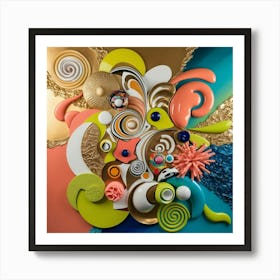 Abstract Painting 13 Art Print