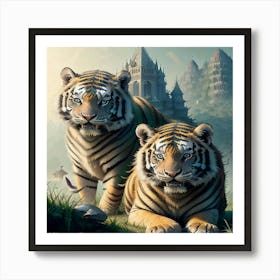 Field Of Tigers 3rd Edition Art Print