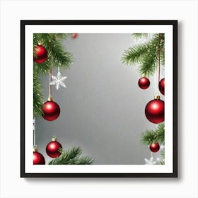 Christmas Tree Background 2 Art Print