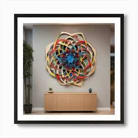 Ornate wooden carving Art Print