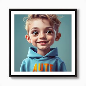 Portrait Of A Boy Art Print