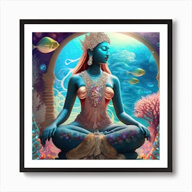 Siren Buddha #14 Art Print