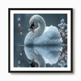 Cute Swan 1 Art Print