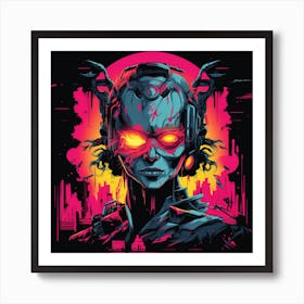 Cyberpunk 9 Art Print