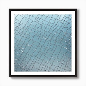 Broken Glass Background 14 Poster