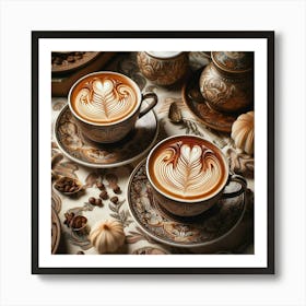 Coffee Art 17 Art Print