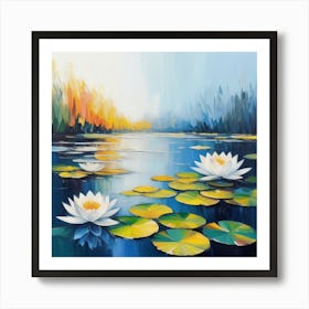 Water Lilies Art Print