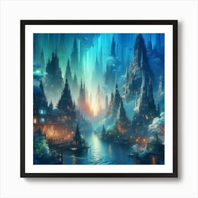 Fantasy City Art Print