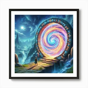 Portal To The Universe paintings art print Art Print