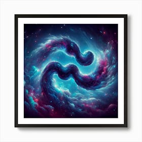 Aquarius Nebula #4 Art Print