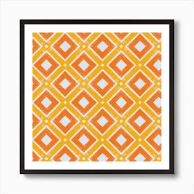 Orange Tile Poster