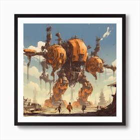 Big Robot Art Print