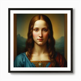 Da Vinci Style Art Print