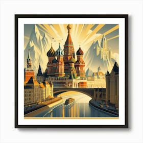 Moscow 4 Art Print