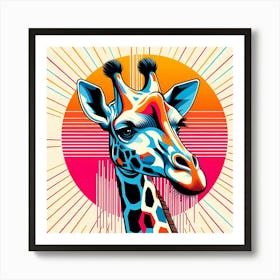 Giraffe 7 Art Print