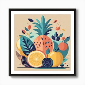 Fruit Illustration Art Print