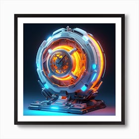 Clock Art Print