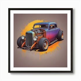 Hot Rod 3 Art Print