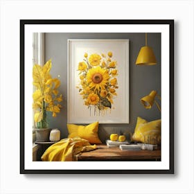 Yellow Sunflowers Art Print
