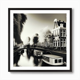 Amsterdam Canal Art Print