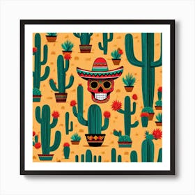 Mexican Cactus 56 Art Print