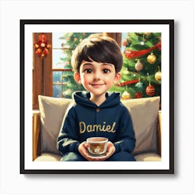 Daniel Christmas Art Print