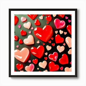 Valentine'S Day Background Art Print