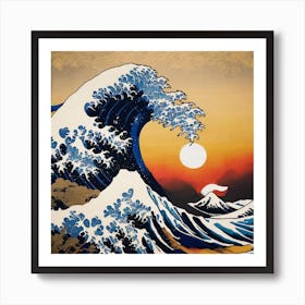 Great Wave Off Kanagawa 1 Art Print