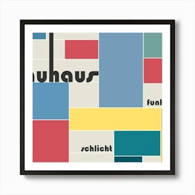 Bauhaus Style 23 Art Print