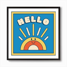 Hello Art Print