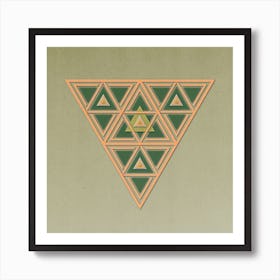 Tiles  - Triangle Art Print