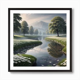 'River' 1 Art Print