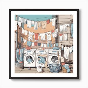 Laundry Room Art Print