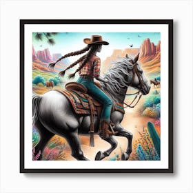 Trail rida! Art Print