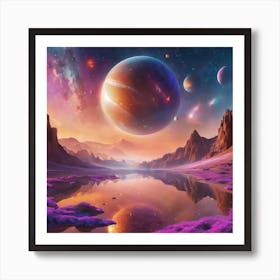 Space Nebula  Art Print