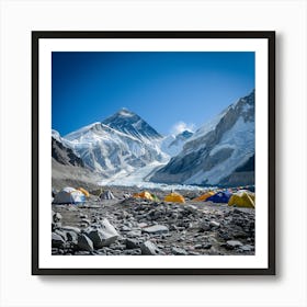 Everest Base Camp Art Print