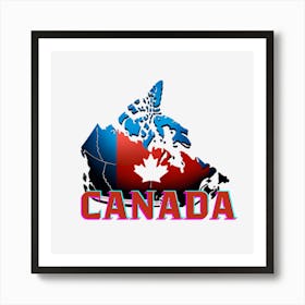 Canadian Flag Art Print