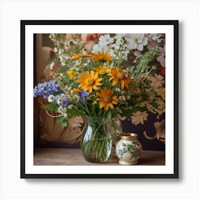 Flowers In A Vase Art Print