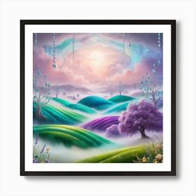 Fairy Landscape Art Print