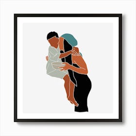 Mother And Child 1 Art Print