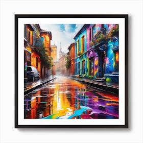 Street Scene 1 Art Print