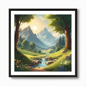 Radiant Retreat Art Print