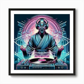 Dj artist Art Print