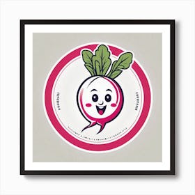 Radish As A Logo (28) Art Print