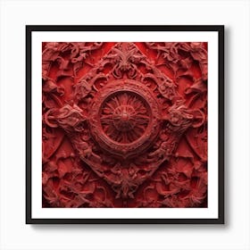 Chinese Wall Art Art Print