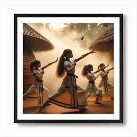 Kerala Martial arts: mother of all Martial arts Art Print