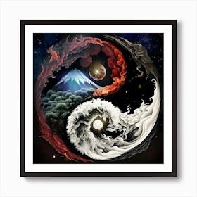 Yin Yang Art Print