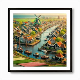 Dutch Village 3 Art Print